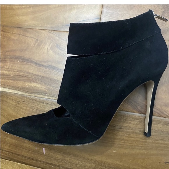 Gianvito Rossi Black Suede Booties sz 38.5 (US 8) - Picture 4 of 8